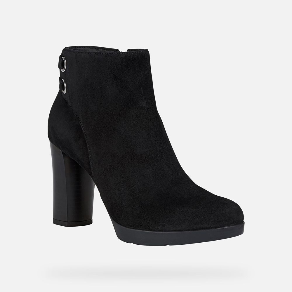 Bottines Geox Anylla - Noir - Femme 061832-ETH